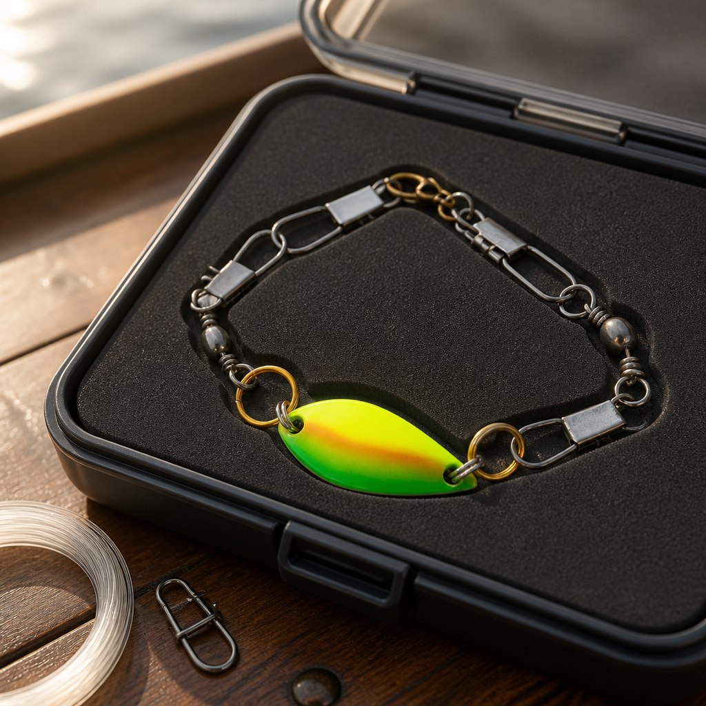 Yellow and green bracelet