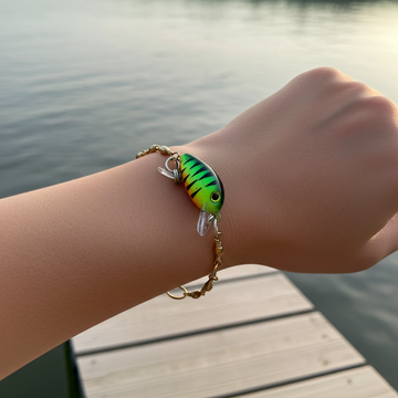 Glass bead bracelet