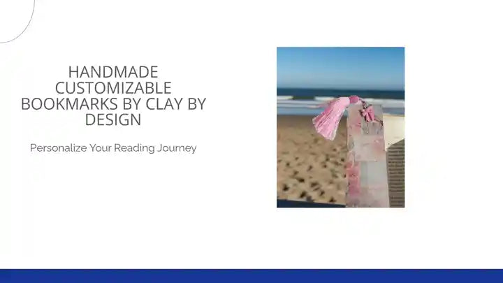 Handmade Customizable Bookmarks by Clay By Design 