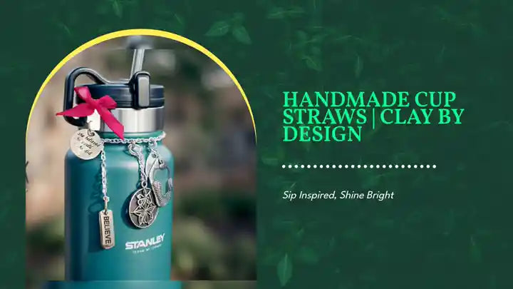 handmade cup straws | Clay BY Design 