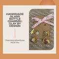 handmade glass bottle charms | Clay By Design 