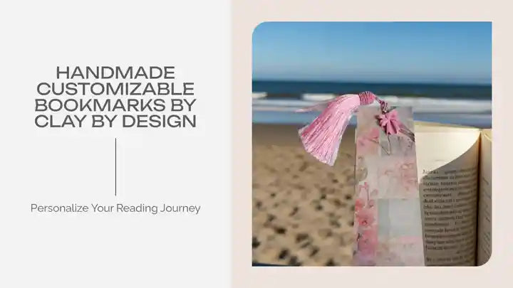 Handmade Customizable Bookmarks by Clay By Design 