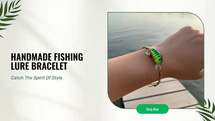 handmade fishing lure bracelet 