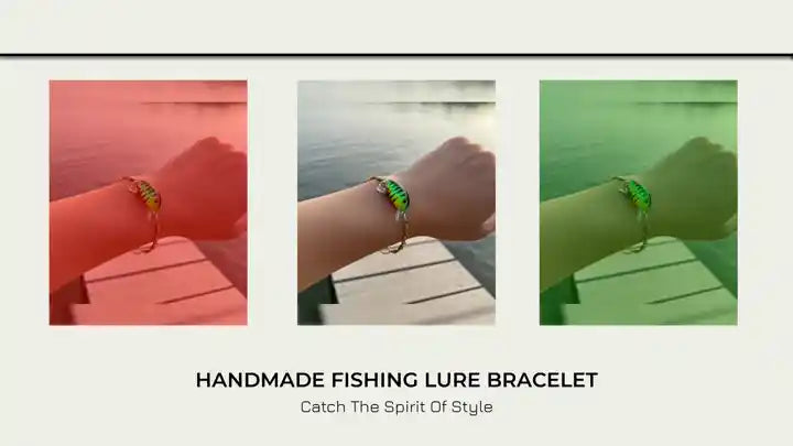 handmade fishing lure bracelet 